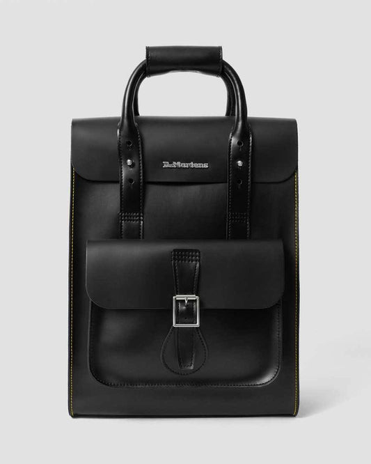 , Kiev Leather Backpack In Black