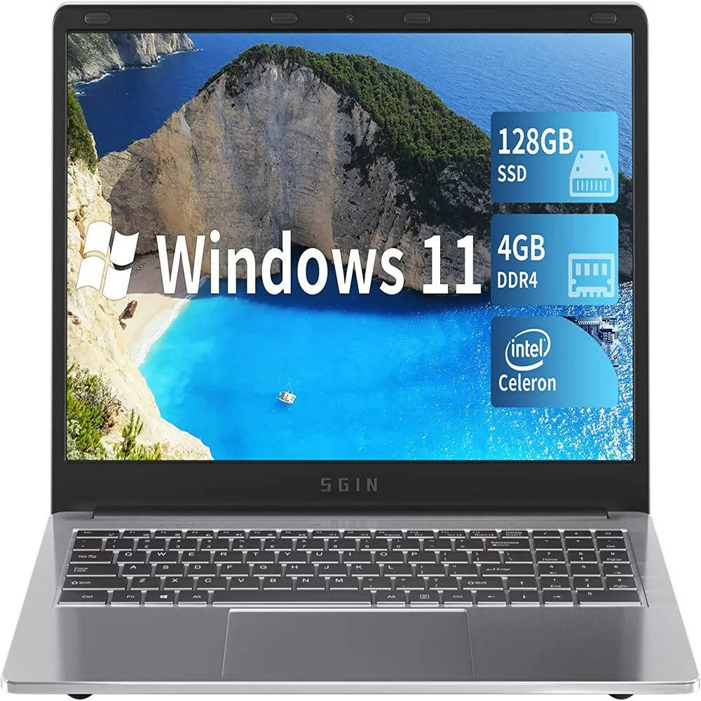 15.6 Inch Laptop 4gb Ddr4 128gb Ssd Windows 11