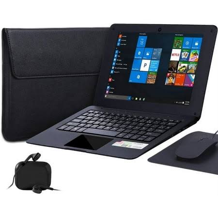 10 Laptop 10.1 Inch Quad Core Notebook Slim And Lightweight Mini Netbook Computer With Netflix Youtube Bluetooth Wifi Webcam Hdmi, And Laptop