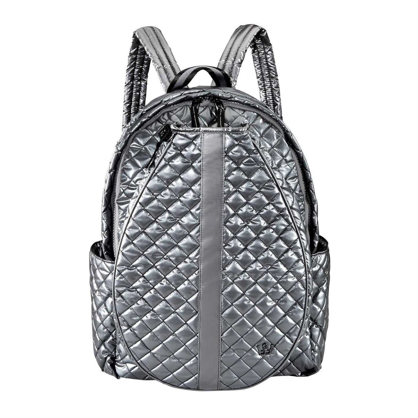 24 + 7 Tennis Backpack Black With White Stripe