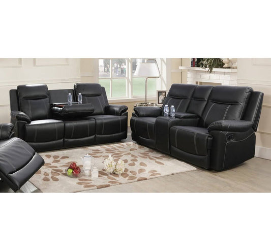 2 Piece Faux Leather Reclining Living Room Set