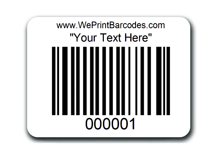 1000 - 1.875 X 1.375 Paper Sequential Barcode Labels & Stickers