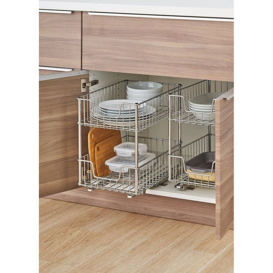 2 Tier Pull Out Drawer Rebrilliant