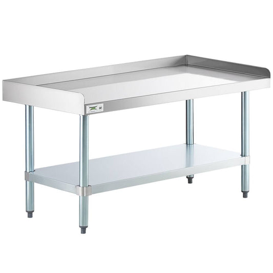 24 X 48 16-Gauge Stainless Steel Equipment Stand With Galvanized Undershelf