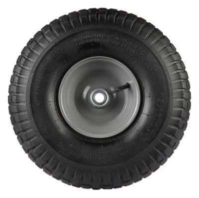 15x6-6 Pneumatic Wheels With Turf Tread, 3/4 In. Bore Size